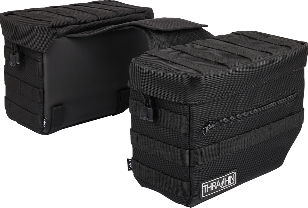 THRASHIN SUPPLY CO. Essential Saddlebags - Black TSB-0006 — image 7