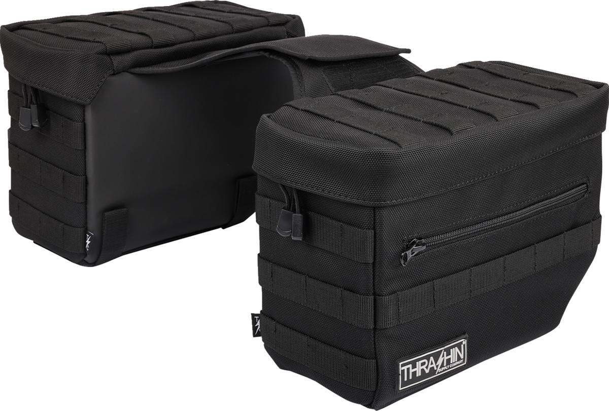 THRASHIN SUPPLY CO. Essential Saddlebags - Black TSB-0006 — image 7