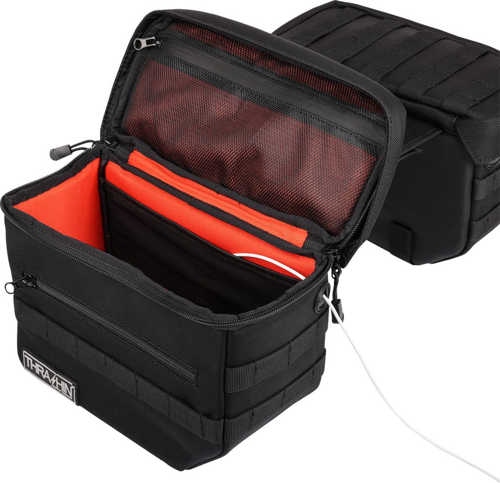 THRASHIN SUPPLY CO. Essential Saddlebags - Black TSB-0006 — image 8