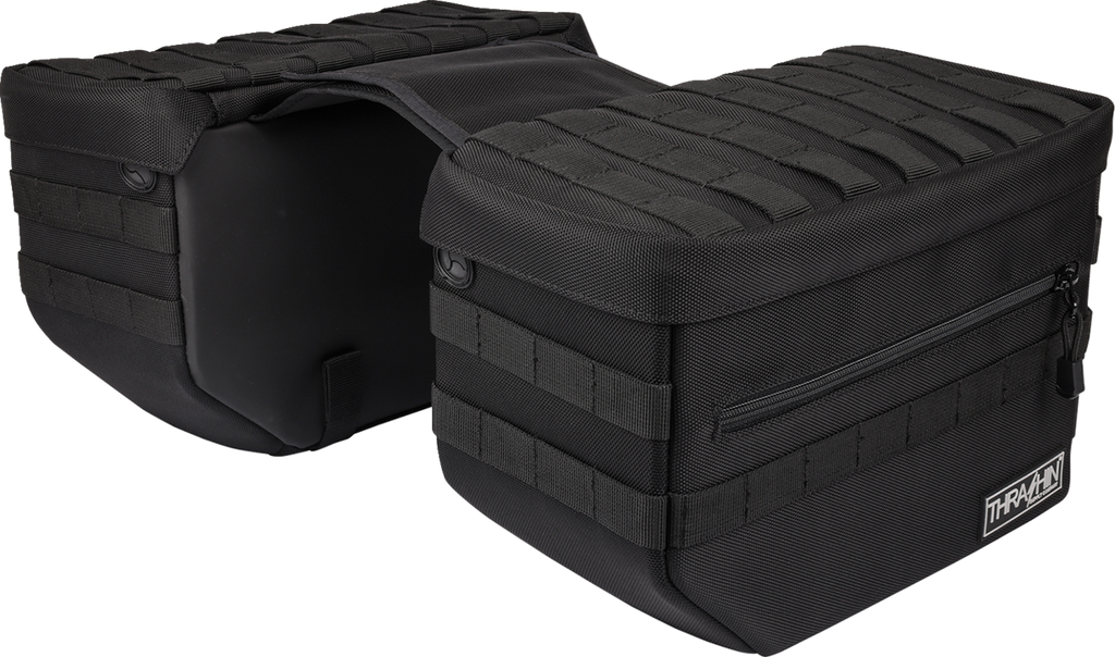 THRASHIN SUPPLY CO. Escape Saddlebags - Black TSB-0007 — image 1