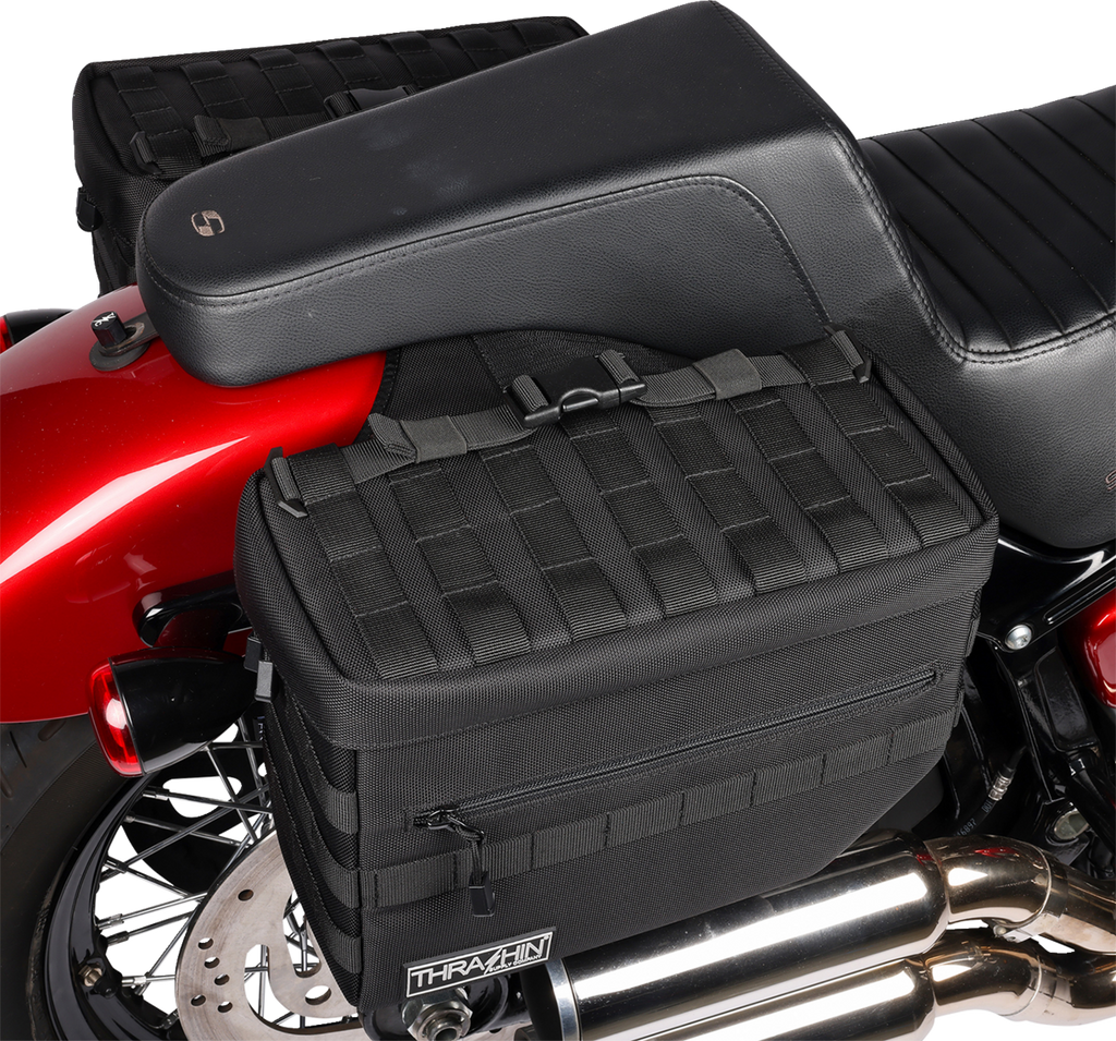 THRASHIN SUPPLY CO. Escape Saddlebags - Black TSB-0007 — image 10