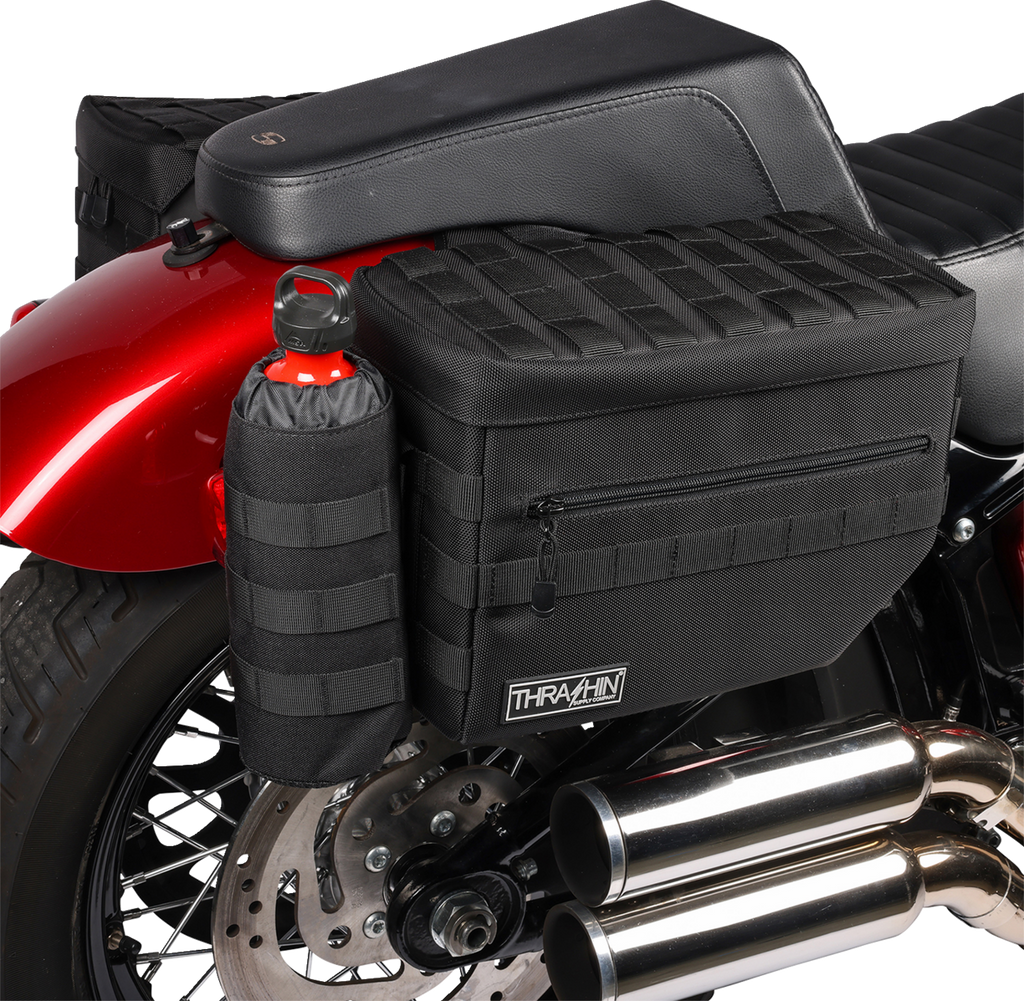 THRASHIN SUPPLY CO. Escape Saddlebags - Black TSB-0007 — image 11