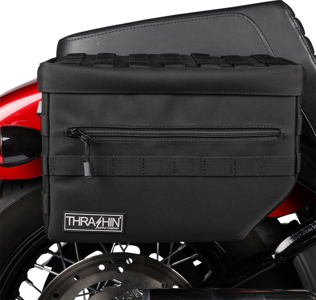THRASHIN SUPPLY CO. Escape Saddlebags - Black TSB-0007 — image 14