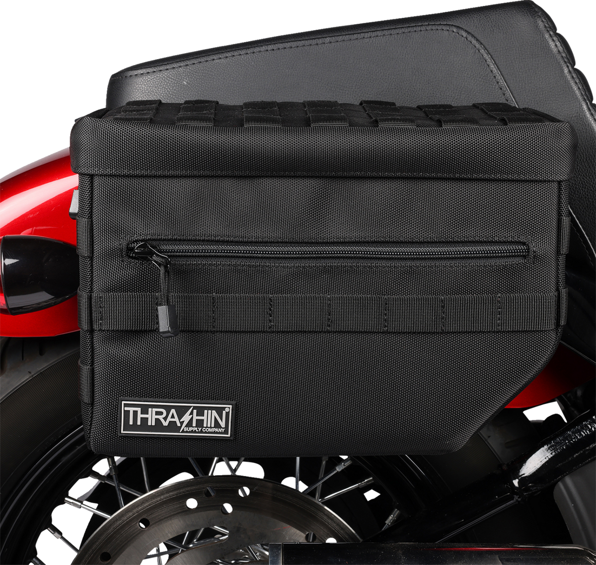 THRASHIN SUPPLY CO. Escape Saddlebags - Black TSB-0007 — image 14