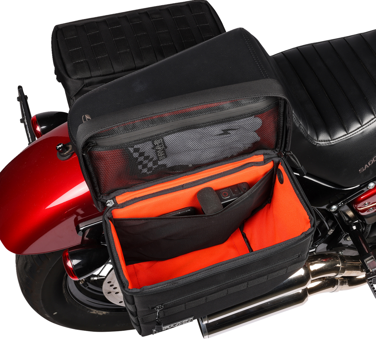 THRASHIN SUPPLY CO. Escape Saddlebags - Black TSB-0007 — image 15