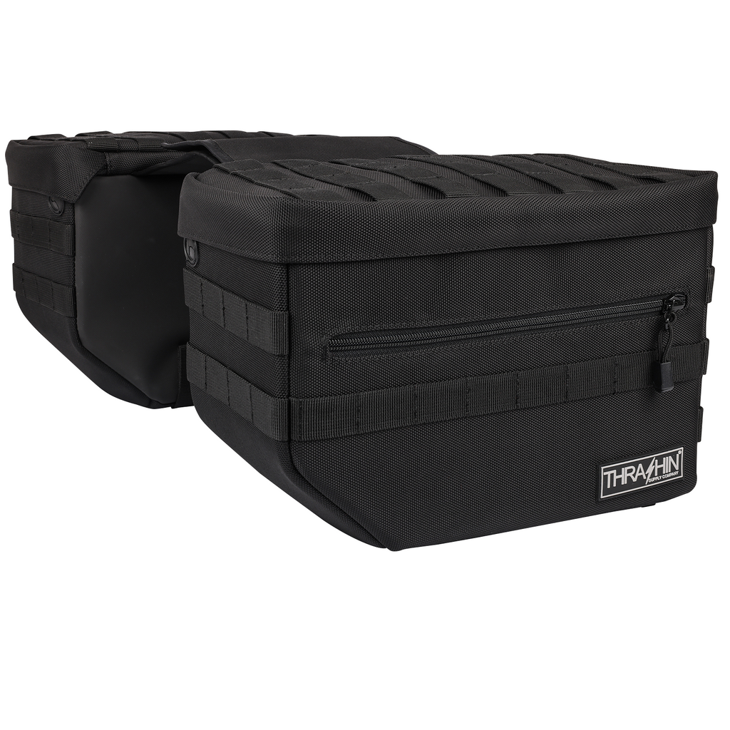 THRASHIN SUPPLY CO. Escape Saddlebags - Black TSB-0007 — image 2