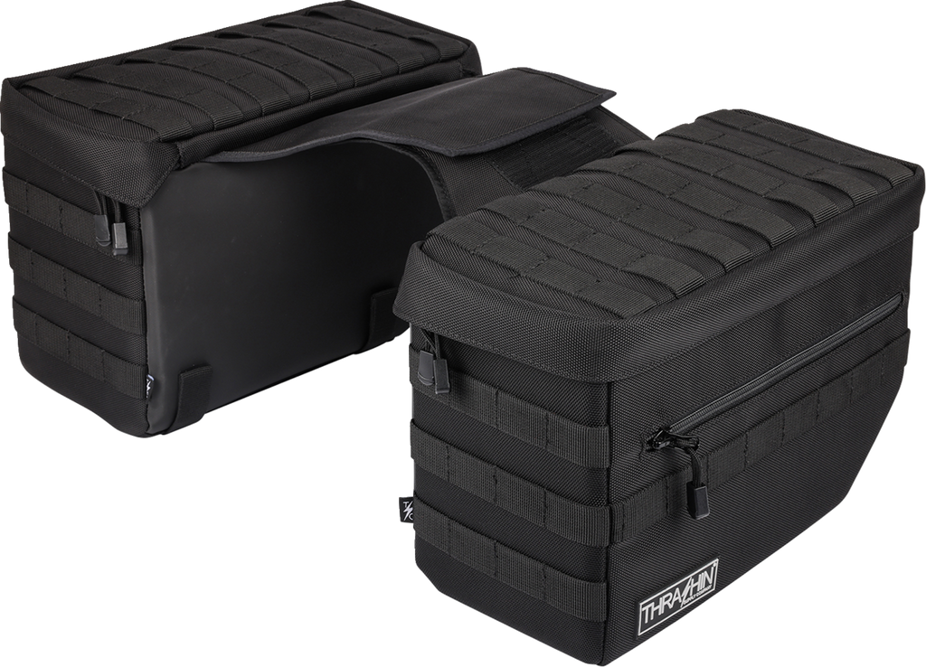 THRASHIN SUPPLY CO. Escape Saddlebags - Black TSB-0007 — image 3
