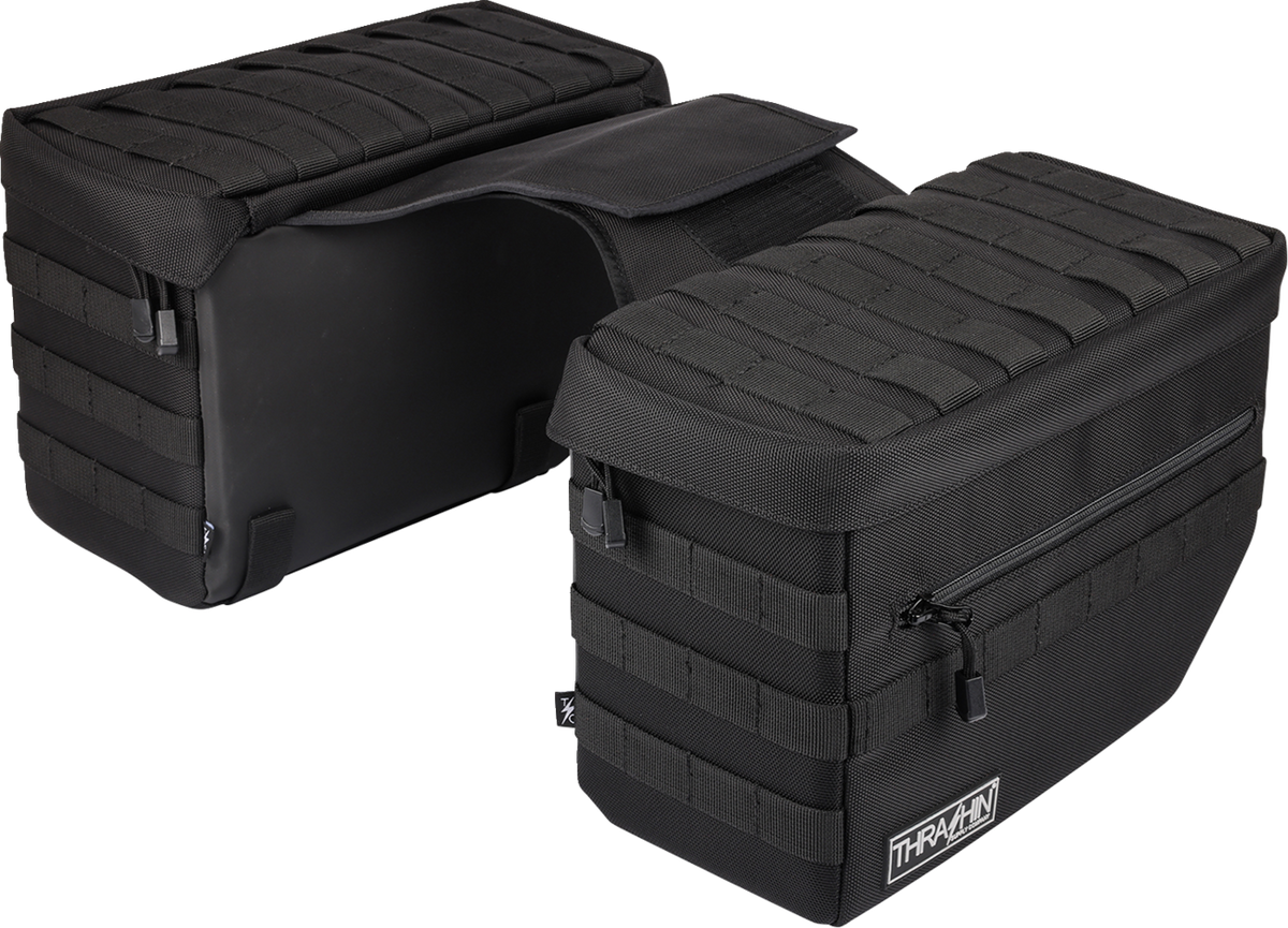 THRASHIN SUPPLY CO. Escape Saddlebags - Black TSB-0007 — image 3