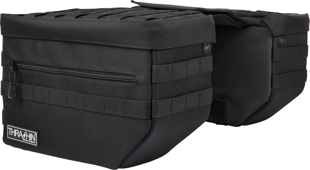 THRASHIN SUPPLY CO. Escape Saddlebags - Black TSB-0007 — image 7