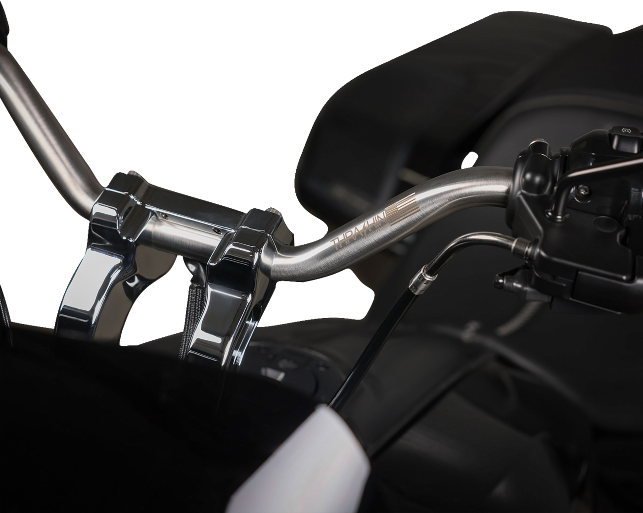 THRASHIN SUPPLY CO. 1" Handlebar - Mid Bend - Stainless Steel TSC-2714-0 — image 4