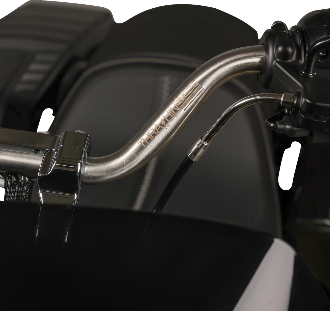 THRASHIN SUPPLY CO. 1" Handlebar - High Bend - Stainless Steel TSC-2715-0 — image 4