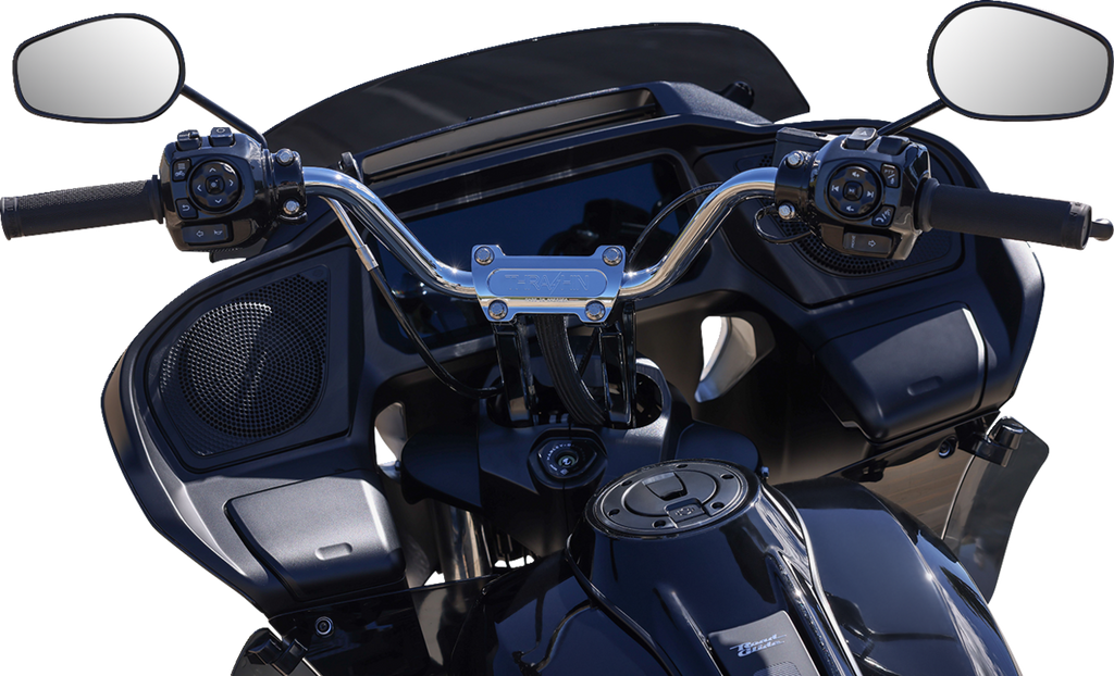 THRASHIN SUPPLY CO. 1" Handlebar - High Bend - Chrome TSC-2802-3 — image 2