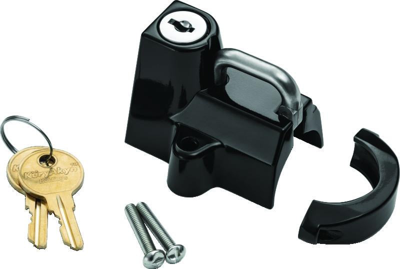 Kuryakyn Universal Helmet Lock - 7/8 to 1-1/4 in., Black - supplier image 1
