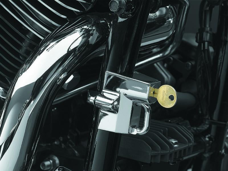 Kuryakyn Universal Helmet Lock Mount - Chrome - supplier image 1