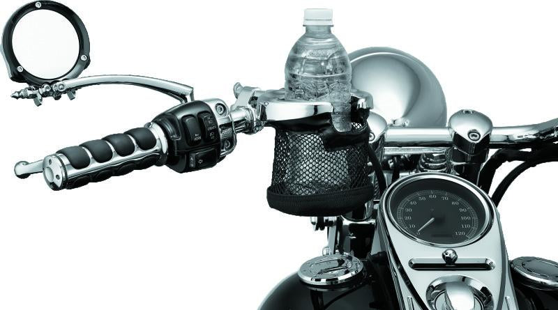 Kuryakyn Mesh Basket Universal Drink Holder - 1 in. Clamp, Chrome - supplier image 2