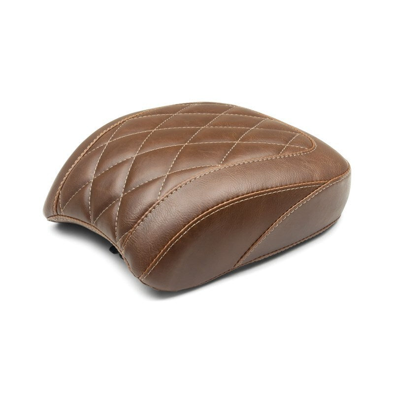 Mustang Wide Tripper Passenger Seat for Harley-Davidson Low Rider and Sport Glide Models – Distressed Brown Diamond – 83042 - supplier image 1