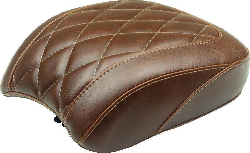 Mustang Wide Tripper Passenger Seat for Harley-Davidson Low Rider and Sport Glide Models – Distressed Brown Diamond – 83042 - supplier image 2