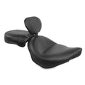 Mustang Standard Touring Two-Piece Seat with Driver Backrest for Victory Vegas and Kingpin Models – Black – 79381 - supplier image 1