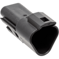 NAMZ Deutsch DT Series, 3-Position Male Connector (BLACK) – DR-3B - supplier image 1