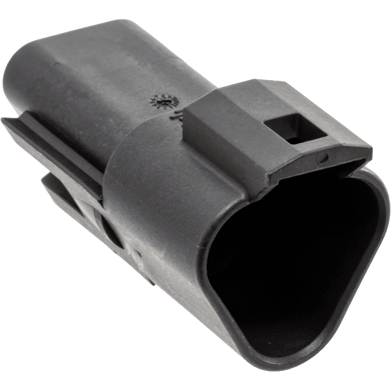 NAMZ Deutsch DT Series, 3-Position Male Connector (BLACK) – DR-3B - supplier image 1
