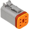 NAMZ Deutsch DT Series, 6-Position Female Connector (GRAY) – DP-6G - supplier image 1