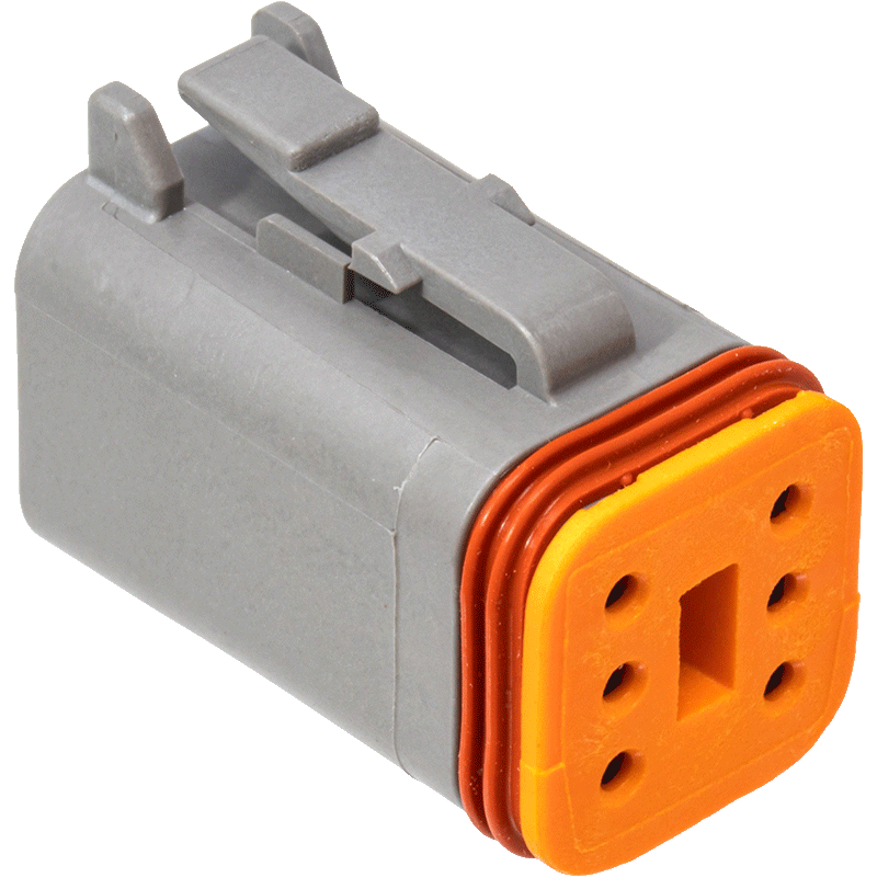 NAMZ Deutsch DT Series, 6-Position Female Connector (GRAY) – DP-6G - supplier image 1