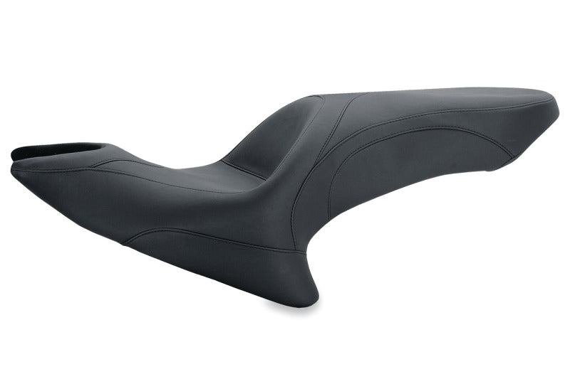 Mustang Wide Touring One-Piece Seat for Victory Cross Country, Cross Roads, Hard-Ball, and Magnum Models – Black – 76824 - supplier image 1