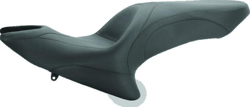 Mustang Wide Touring One-Piece Seat for Victory Cross Country, Cross Roads, Hard-Ball, and Magnum Models – Black – 76824 - supplier image 2