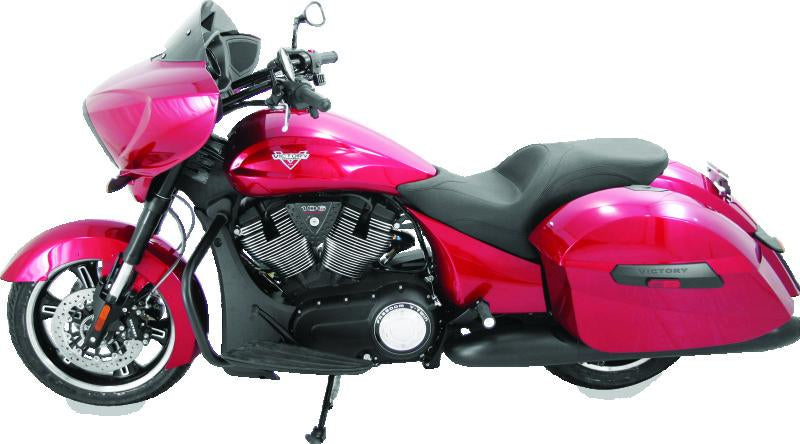 Mustang Wide Touring One-Piece Seat for Victory Cross Country, Cross Roads, Hard-Ball, and Magnum Models – Black – 76824 - supplier image 3