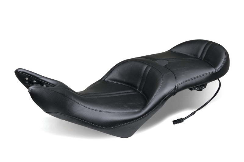 Mustang Standard Touring Heated One-Piece Seat with Driver Backrest for Victory Vision – Black – 79723 - supplier image 1