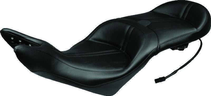 Mustang Standard Touring Heated One-Piece Seat with Driver Backrest for Victory Vision – Black – 79723 - supplier image 2