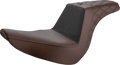 SADDLEMEN Unknown Industries Seat - Front Carbon Fiber/Black Gripper Lumbar/Rear Lattice - FL/FX '18-'23 UN18-29-173BR — image 1