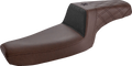 SADDLEMEN Unknown Industries Seat - Front Carbon Fiber/Black Gripper Lumbar/Rear Lattice Stitch - XL UN79-03-173BR — image 1