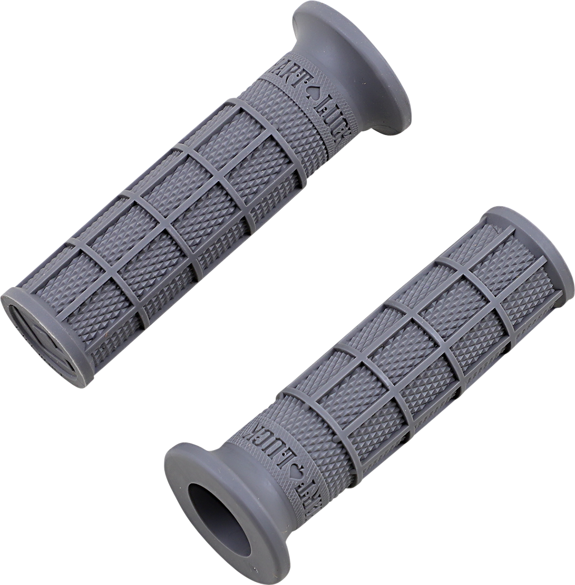 ODI Hart-Luck Signature Full-Waffle Slip-On Grips - Graphite V02FWH — image 1