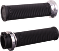 ODI Ruffian Lock-On Street Grips - Cable - Black/Silver V30HCWB-S — image 1