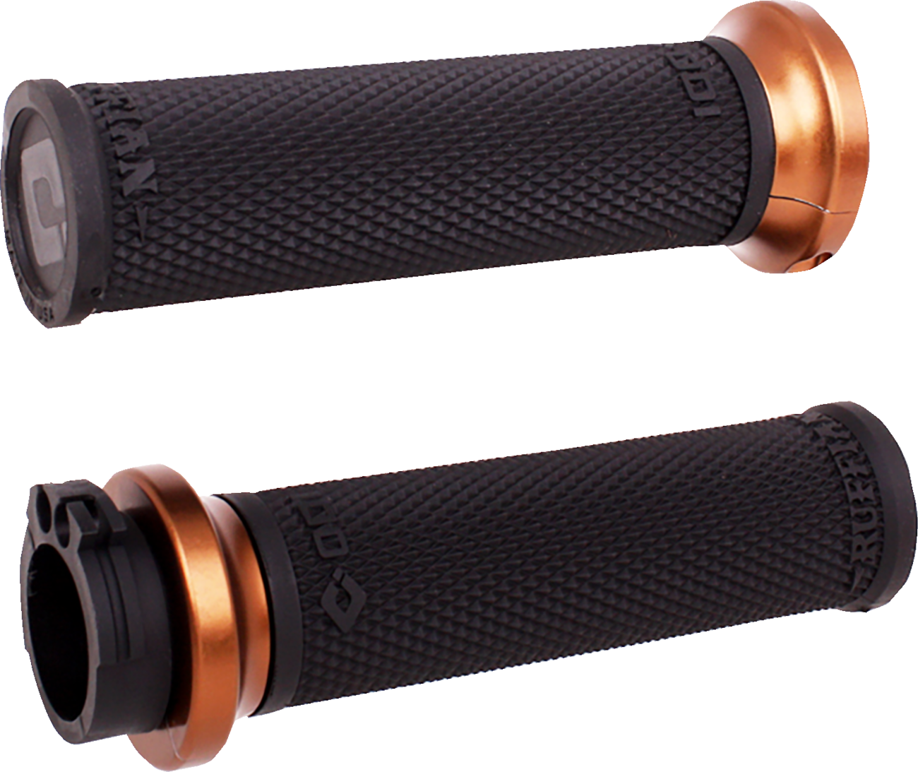 ODI Ruffian Lock-On Street Grips - Cable - Black/Bronze V30HCWB-Z — image 1