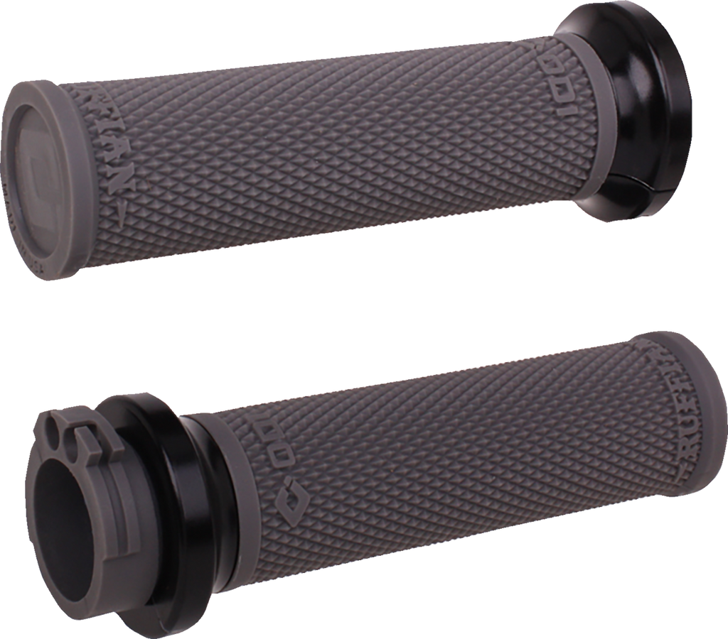 ODI Ruffian Lock-On Street Grips - Cable - Graphite/Black V30HCWH-B — image 1