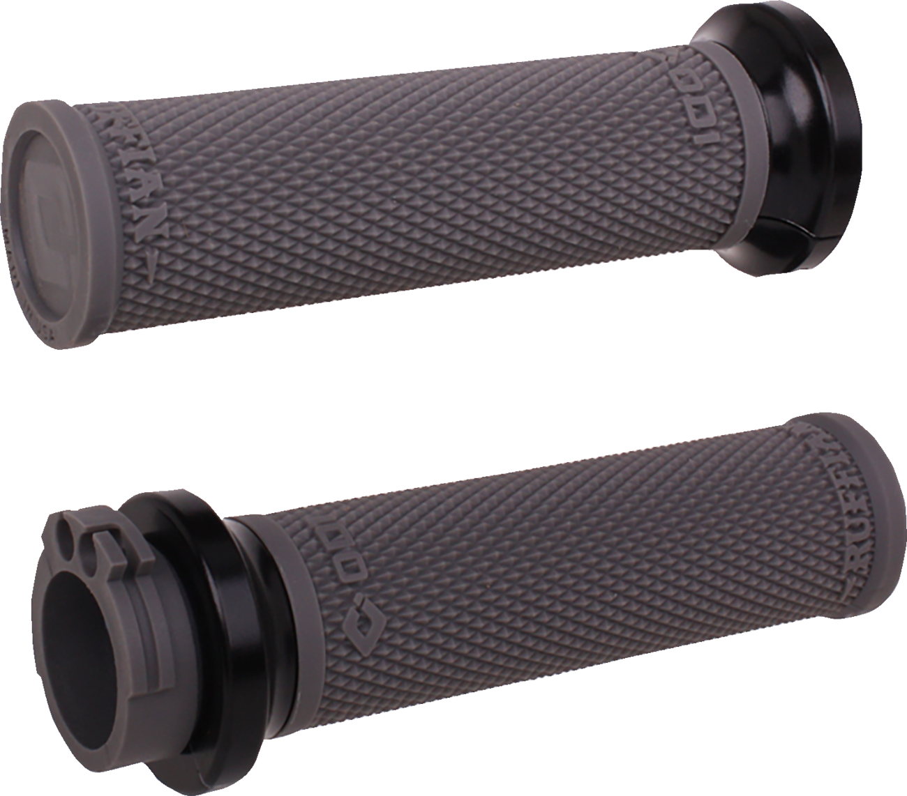 ODI Ruffian Lock-On Street Grips - Cable - Graphite/Black V30HCWH-B — image 1