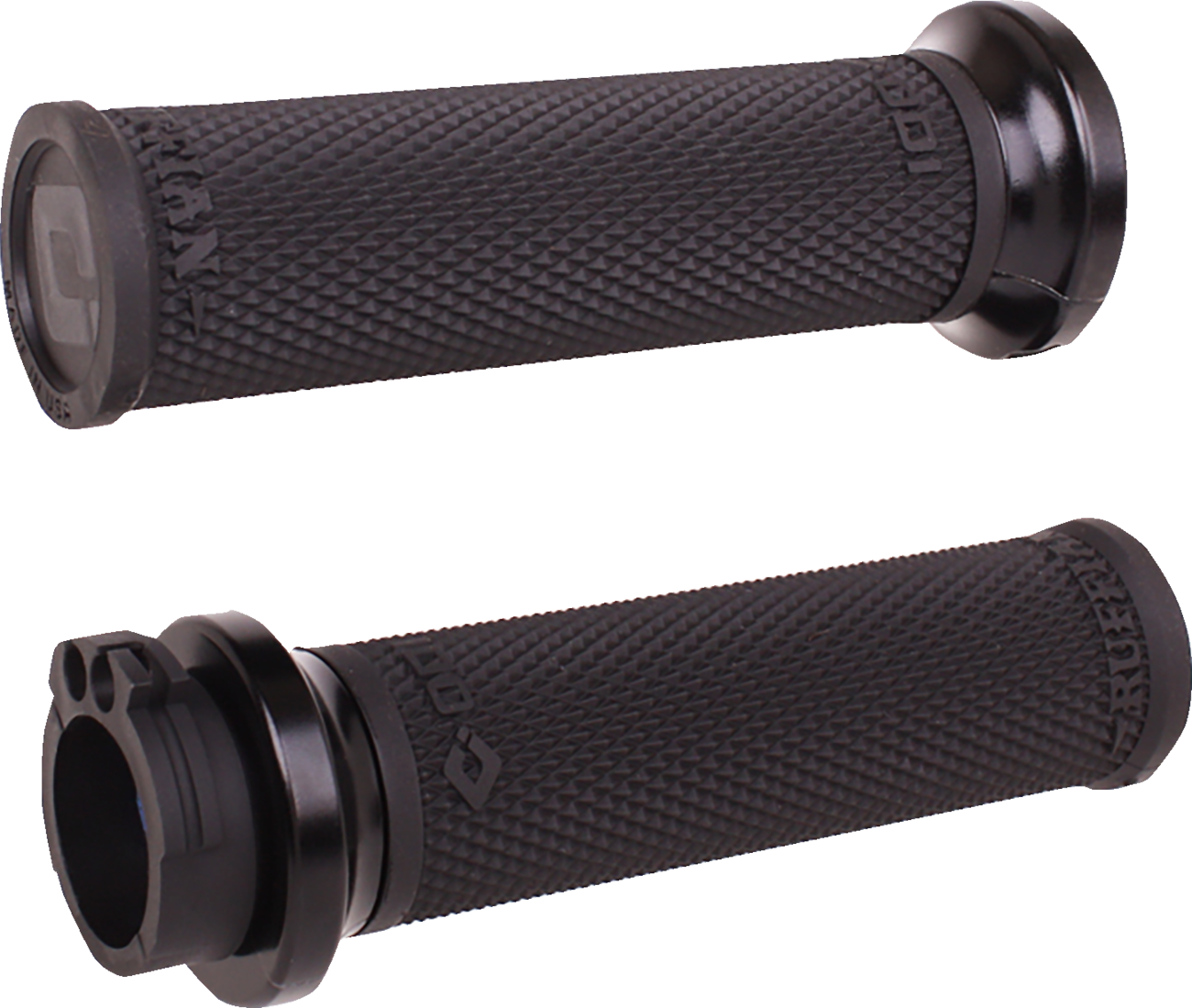 ODI Ruffian Lock-On Street Grips - Cable - Graphite/Black V30HCWH-B — image 2