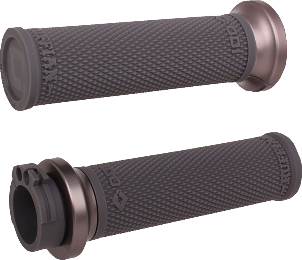 ODI Ruffian Lock-On Street Grips - Cable - Black/Gunmetal V30HCWH-H — image 1