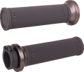 ODI Ruffian Lock-On Street Grips - Cable - Black/Gunmetal V30HCWH-H — image 1