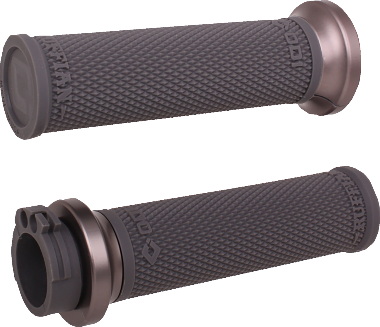 ODI Ruffian Lock-On Street Grips - Cable - Black/Gunmetal V30HCWH-H — image 1
