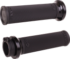 ODI Ruffian Lock-On Street Grips - CVO - Black/Black V30HTCB-B — image 2