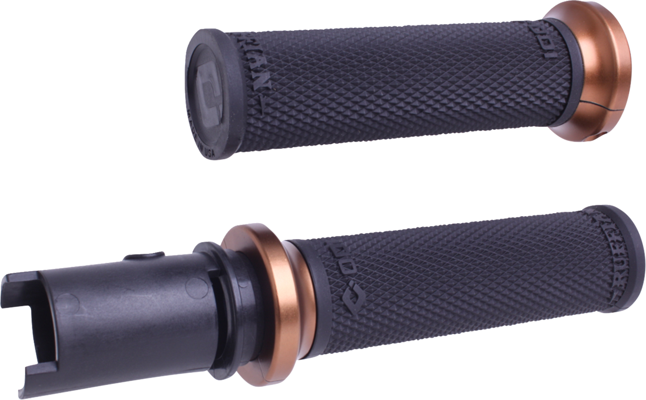 ODI Ruffian Lock-On Street Grips - CVO - Black/Bronze V30HTCB-Z — image 1