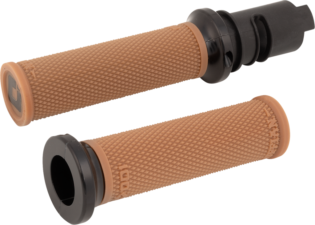 ODI Ruffian Lock-On Street Grips - CVO - Gum Rubber/Black V30HTCGR-B — image 1