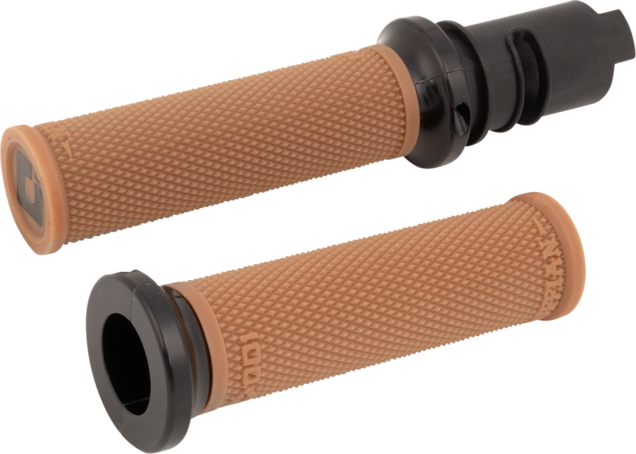 ODI Ruffian Lock-On Street Grips - CVO - Gum Rubber/Black V30HTCGR-B — image 1