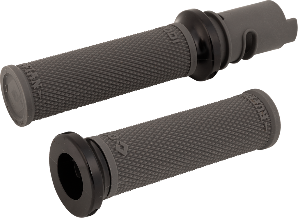 ODI Ruffian Lock-On Street Grips - CVO - Graphite/Black V30HTCH-B — image 1