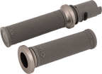 ODI Ruffian Lock-On Street Grips - CVO - Graphite/Gunmetal V30HTCH-H — image 1