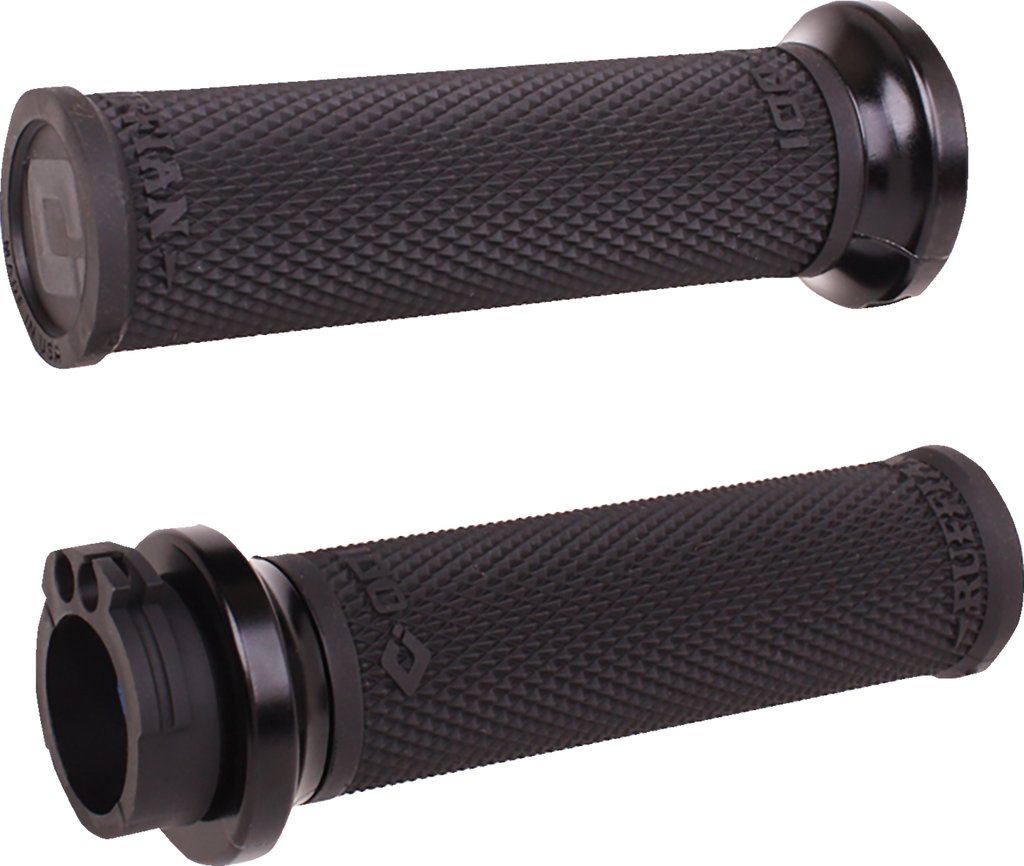 ODI Ruffian Lock-On Street Grips - CVO - Graphite/Gunmetal V30HTCH-H — image 2