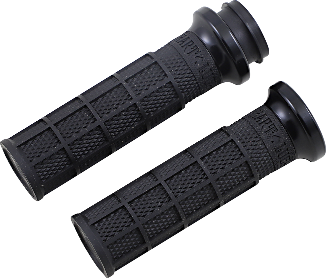 ODI Hart-Luck Signature V-Twin Lock-On™ Grips - Cable - Black/Black V31HCW-BB-B — image 1